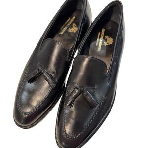 Johnston & Murphy Black Tassel Loafers